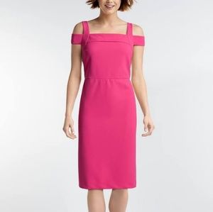 Flocked sheath dress